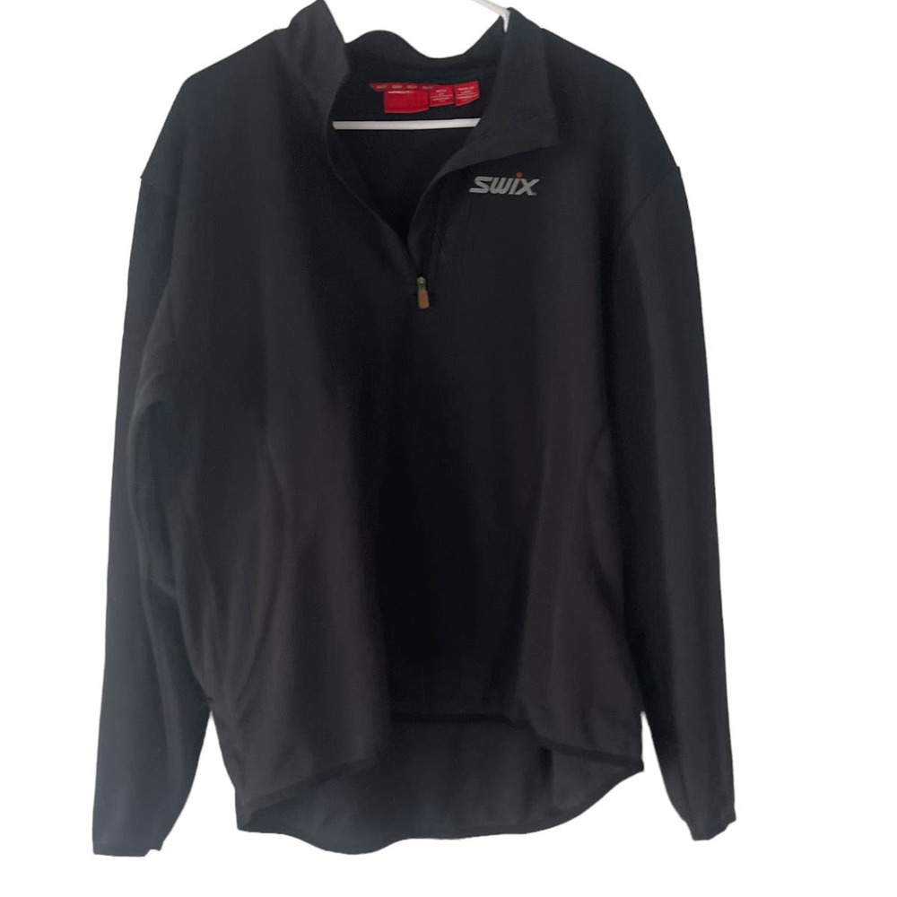 Swix Men's Black Quarter-Zip Sweatshirt
